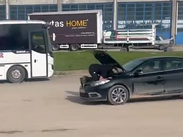 Bursa’da ilginç olay! O anlar kamerada