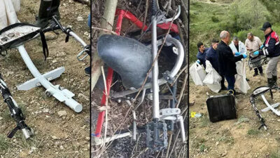 Ankara’da bombalı eylemde bulunan teröristlerin sınırı geçtiği paramotor bulundu