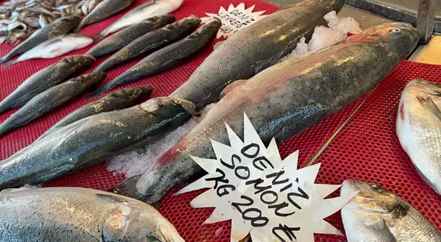 Avlanma yasağı olsa da tezgahlar balık çeşitleriyle doldu