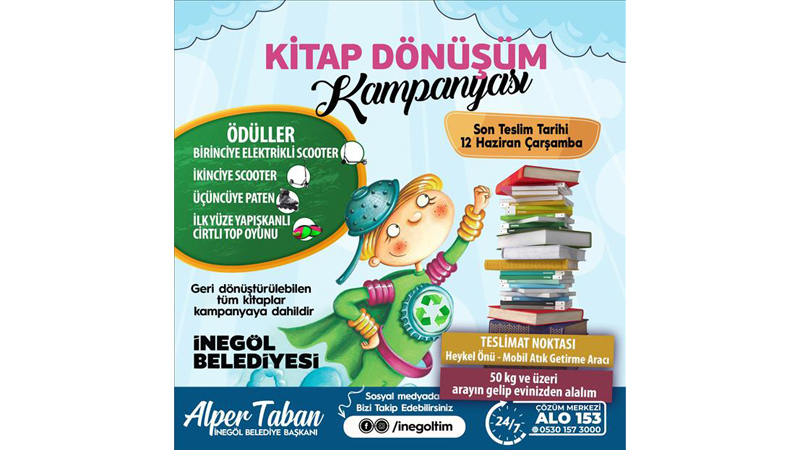 İnegöl Belediyesi ile kitaplar hediyeye dönüşüyor 1 12611 inegol belediyesi ile kitaplar hediyeye donusuyor 14a0a681 77fe 43a5 b160 9735dac8c6f8