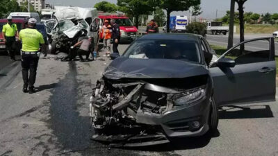 Malatya’da zincirleme kaza! Yaralılar var