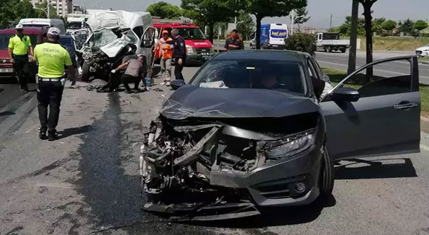 Malatya’da zincirleme kaza! Yaralılar var