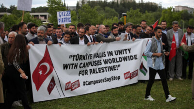 ABD’deki Gazze eylemlerine Bursa’dan bir destek daha