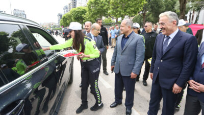 Emniyet Genel Müdürü Ayyıldız, Bursa’da trafik uygulamasına katıldı