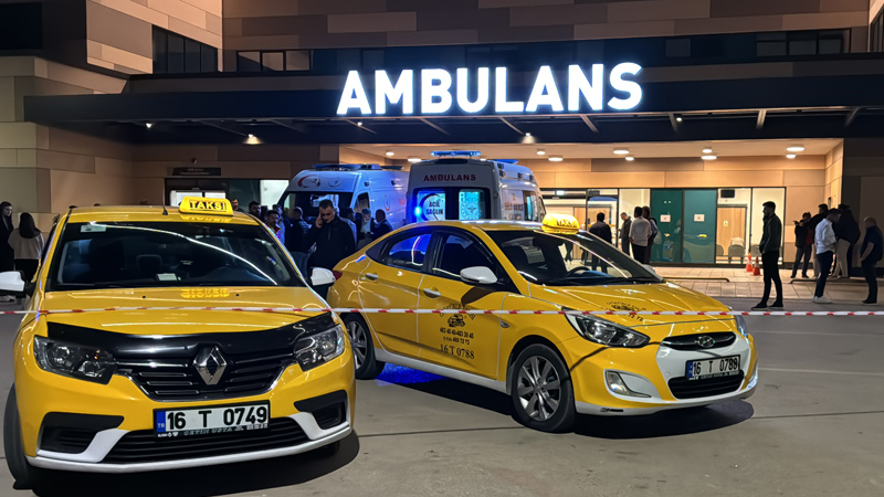 Bursa’da bıçaklanıp gasp edilen taksiciden haber var