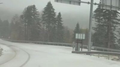 Uludağ’da Mayıs ayında kar sürprizi