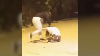 Görüntüler Bursa’dan… Birbirlerine girdiler