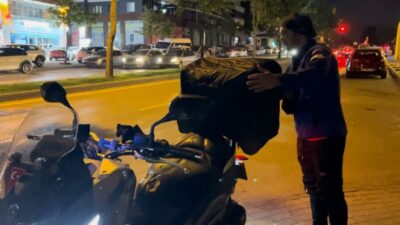 Bursa’da motokuryeden ceza isyanı