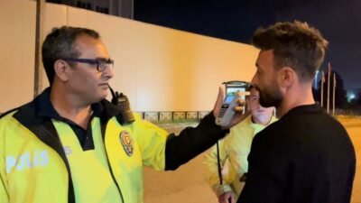 Yer: Bursa… Alkolmetreyi görünce dili tutuldu