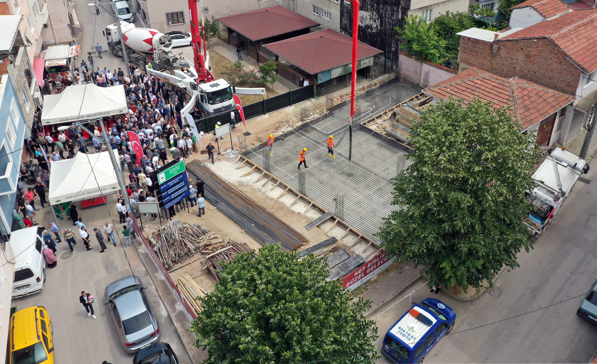 Bursa’da Başkan Aydın söz vermişti! Temeli atıldı
