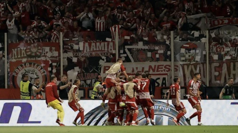 Konferans Ligi şampiyonu belli oldu Konferans Ligi finalinde, Olympiakos, Fiorentina'yı uzatmalarda bulduğu golle yenerek kupanın