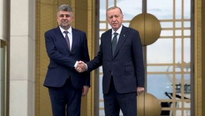 Cumhurbaşkanı Erdoğan, Ciolacu’yu resmi törenle karşıladı