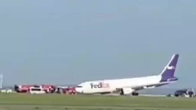 İstanbul Havalimanı’nda kargo uçağı gövdesi üzerine iniş yaptı