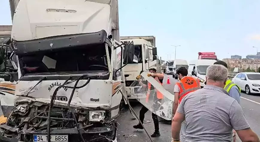 TEM’de zircirleme kaza! 10 araç karıştı, yaralılar var