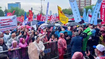 Ankara’da 1 Mayıs! Kutlamalar 3 saat sürdü