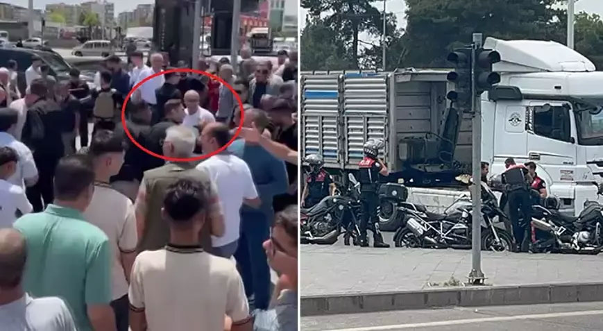 Diyarbakır’da dehşet! Yoldan geçen emniyet müdürü müdahale etti