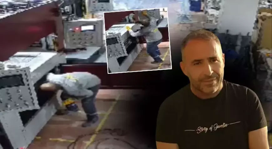 Fabrika sahibinin feci ölümü! Pres makinesi kendi kendine çalıştı