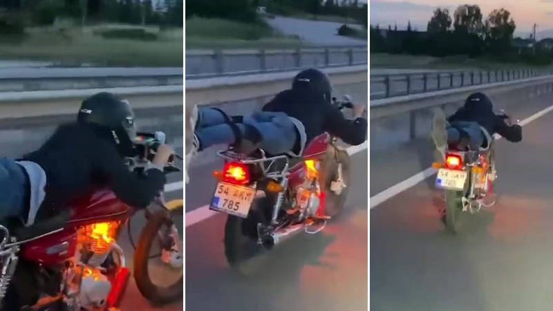 Görüntüler Bursa’dan… Canını hiçe saydı