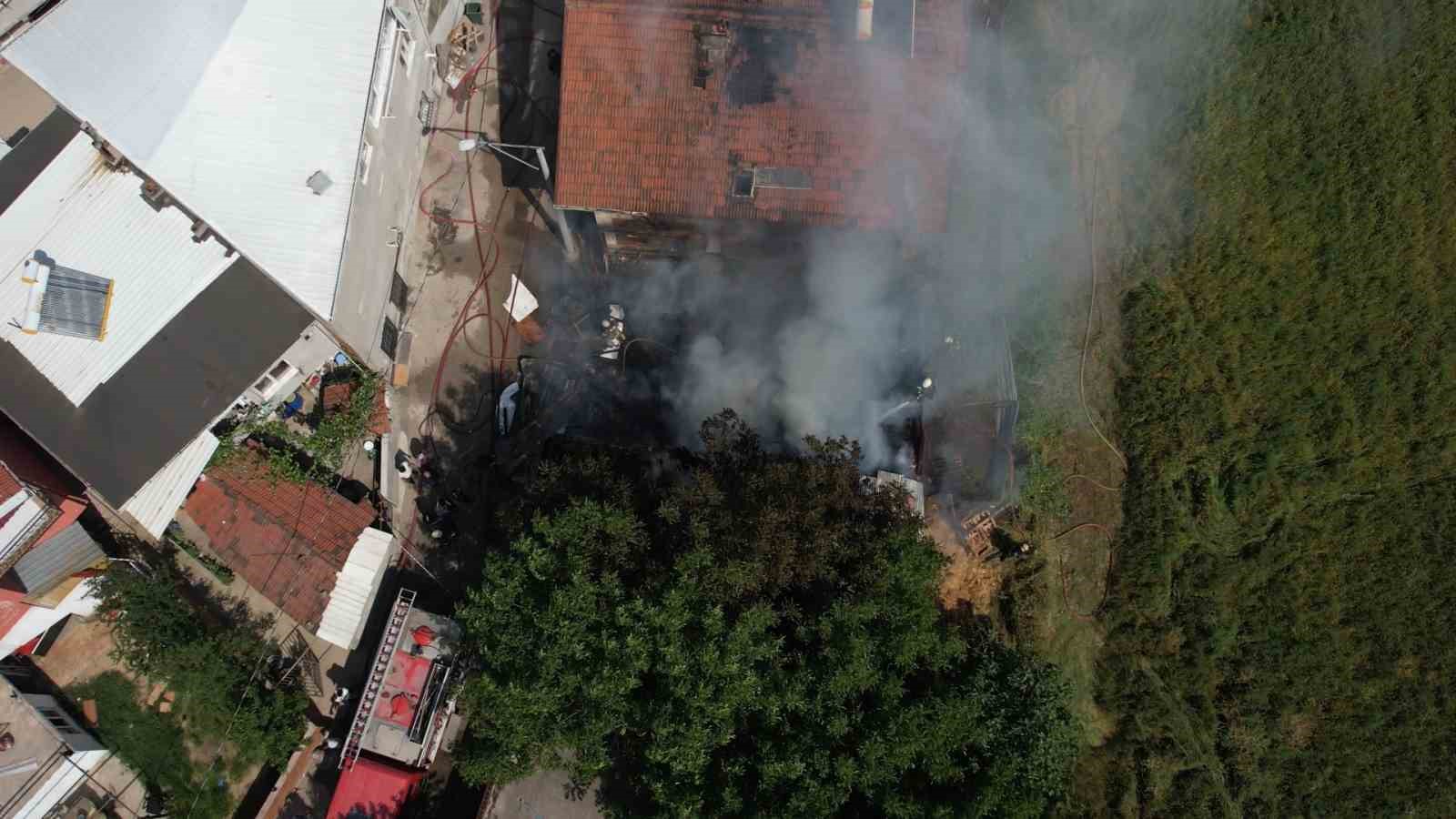 Bursa’da yangın paniği