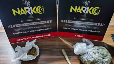 Bursa’da uyuşturucuya geçit yok: 2 gözaltı