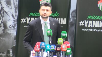 Bursaspor Başkanı Enes Çelik’ten mesaj var