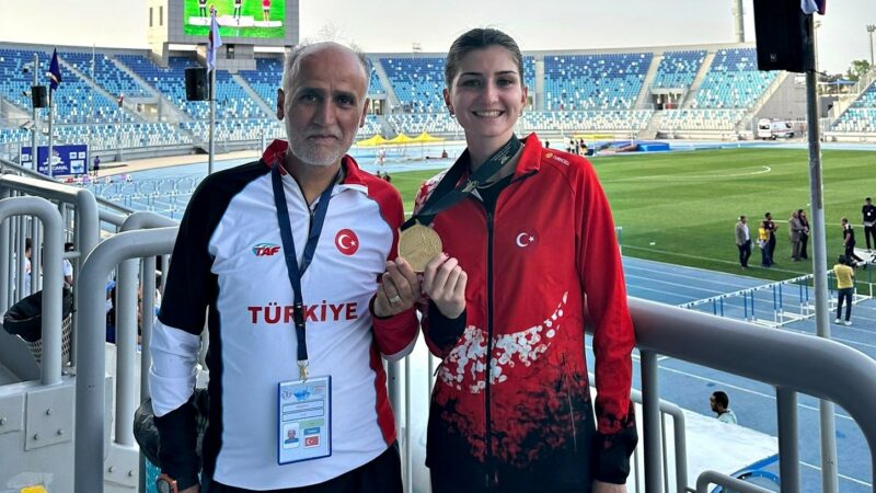 Bursa Büyükşehirli sporcu, Akdeniz Oyunları şampiyonu Mısır’da düzenlenen U23 Atletizm Akdeniz Oyunları’nda Bursa Büyükşehir Belediyespor Kulübü’nden