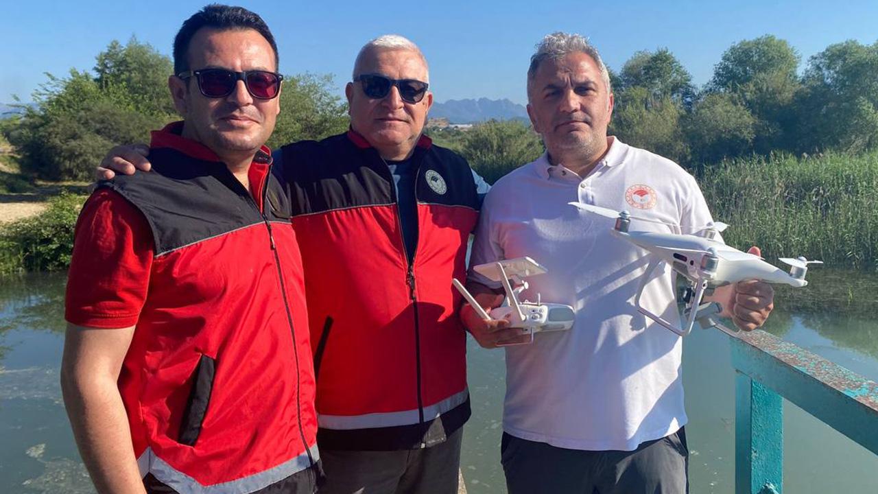 Kaçak balık avına drone’lu takip
