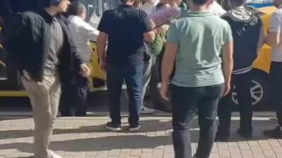 Görüntüler Bursa’dan… Birbirlerine girdiler