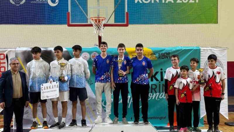 Türkiye Şampiyonu İnegöl Belediyespor İnegöl Belediyespor oryantiring U14 takımı, Konya’da yapılan şampiyonada U14 Ligi