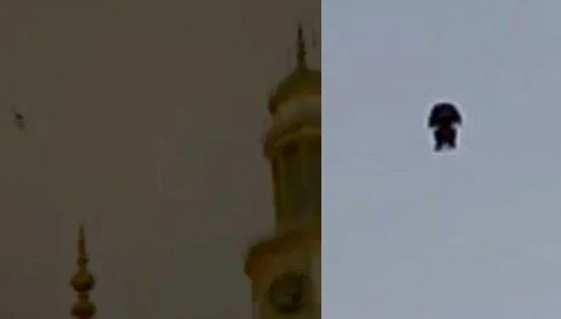 Bu kez İstanbul’da: Gökyüzünde insana benzeyen cisim