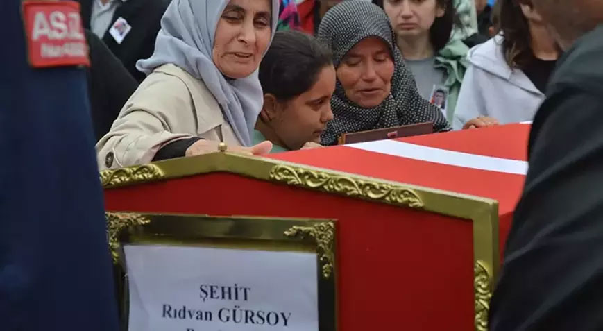 Şehit Rıdvan Gürsoy’a veda