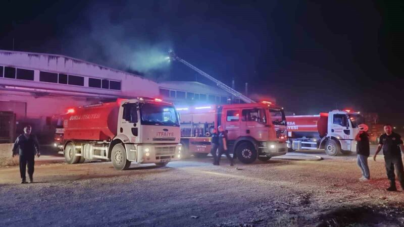 Bursa’da fabrika yangını Bursa’nın Karacabey ilçesinde, otomotiv yedek parça fabrikasında çıkan yangın itfaiye