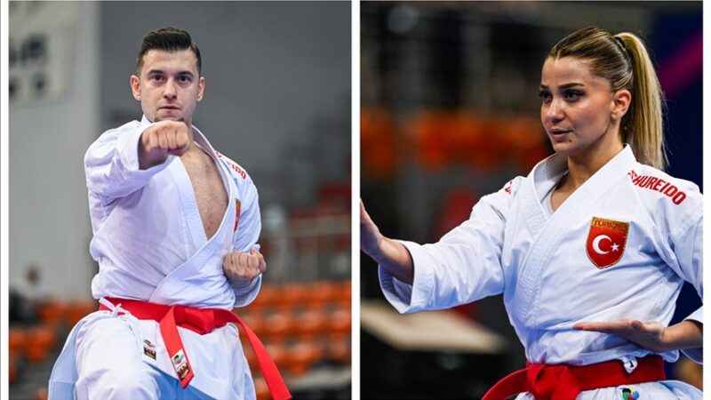 Hırvatistan'da düzenlenen Avrupa Karate Şampiyonası'nda milli sporcular 2 altın ve