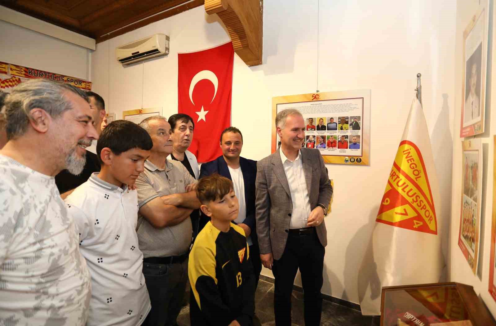 Bursa’da yarım asırlık şanlı mücadele ’Kurtuluşspor’ sergisi açıldı