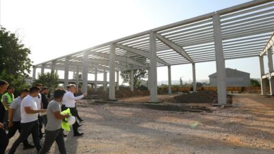 Bursa’nın yeni spor salonu yükseliyor