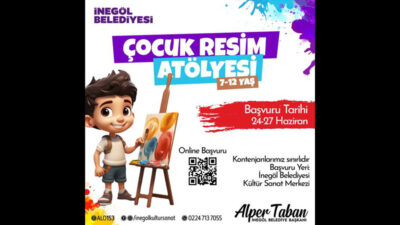 İnegöl’de Çocuk Resim Atölyesi kayıtları başladı