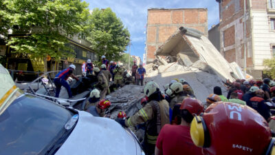 Çöken binada yaralandı! Olay anını bu sözlerle anlattı