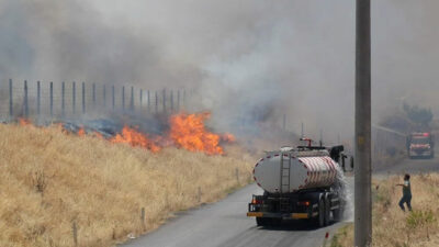 Ayvalık’taki yangın kontrol altında