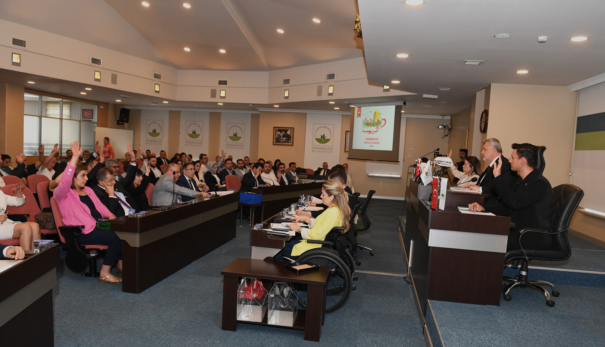 Osmangazi Belediye Meclisi’nde bir ilk