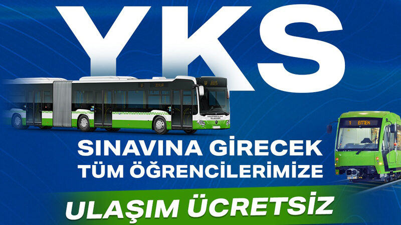 Bursa Büyükşehir Belediyesi, hafta sonunda yapılacak Yükseköğretim Kurumları Sınavı'na (YKS)