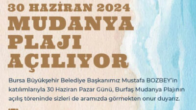 Bursa Büyükşehir Belediyesi duyurdu! Yarın açılıyor…