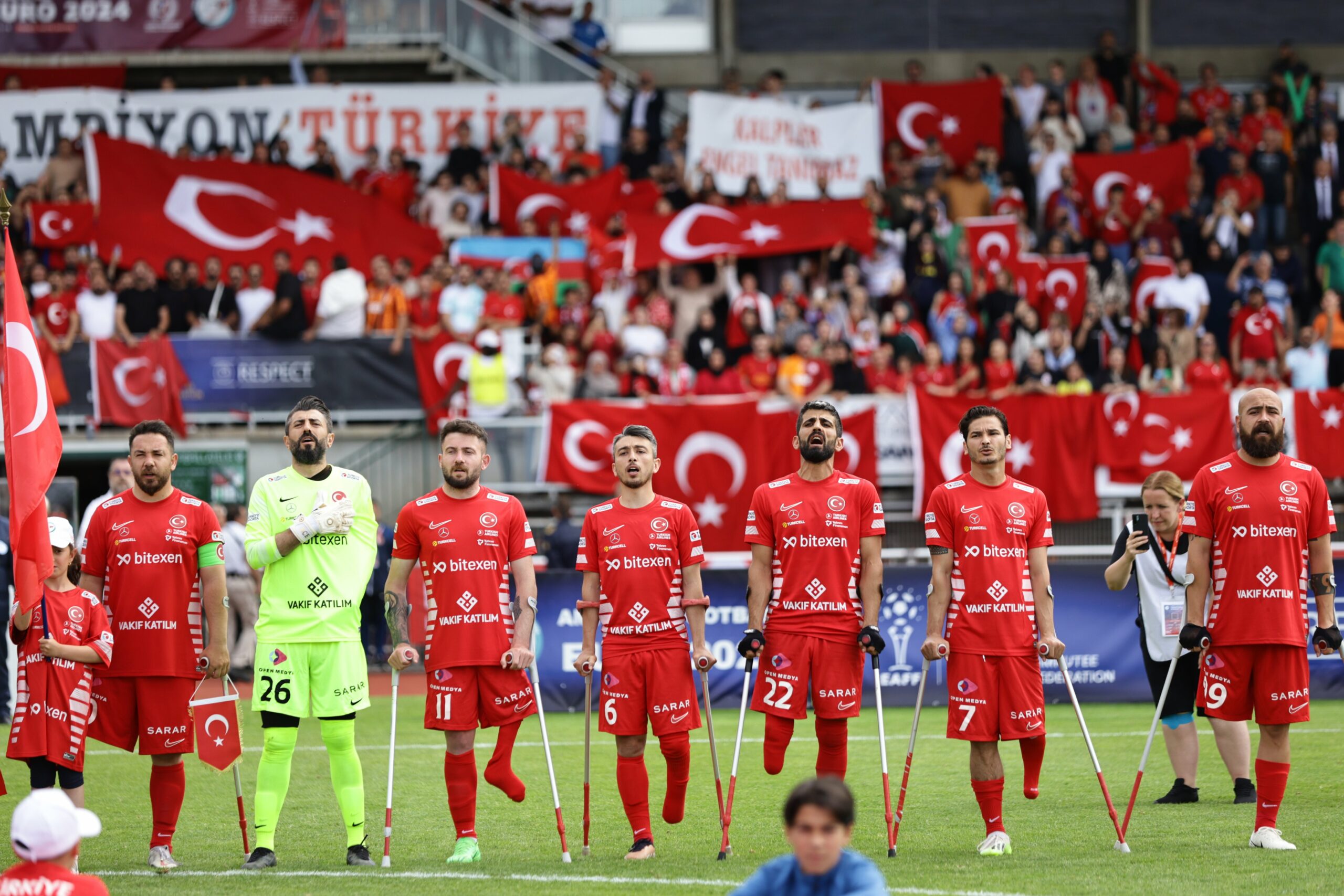 Ampute Futbol Milli Takımımız 3. kez Avrupa Şampiyonu