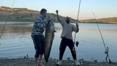 Bursa’da 165 santimetrelik balık tutmuşlardı! İki arkadaşa ceza