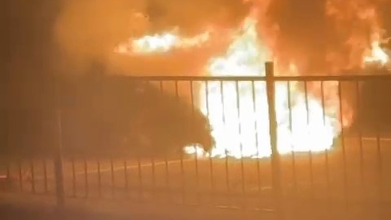 Yer: Bursa… Alev alev yandı