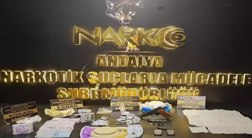 Antalya’da zehir tacirlerine şafak operasyonu! 99 kişi yakalandı