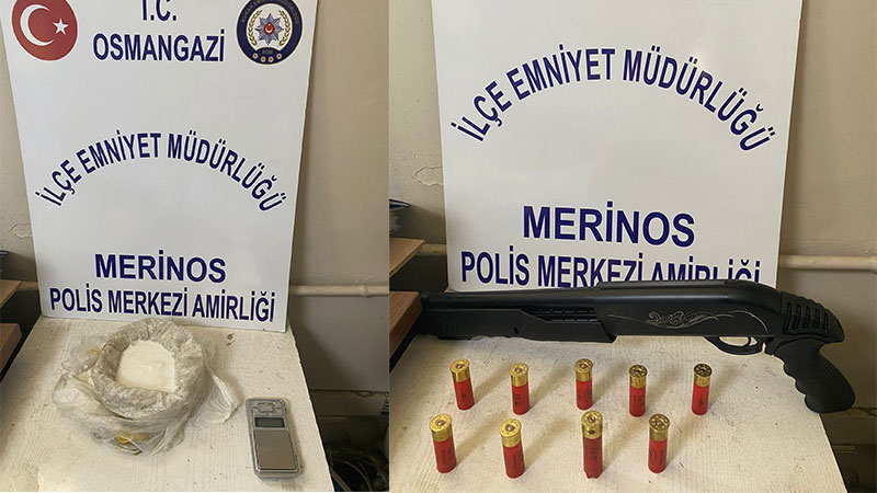 Bursa’da kadının silahla tehdit edildiği ihbarı her şeyi ortaya çıkardı : 6 gözaltı