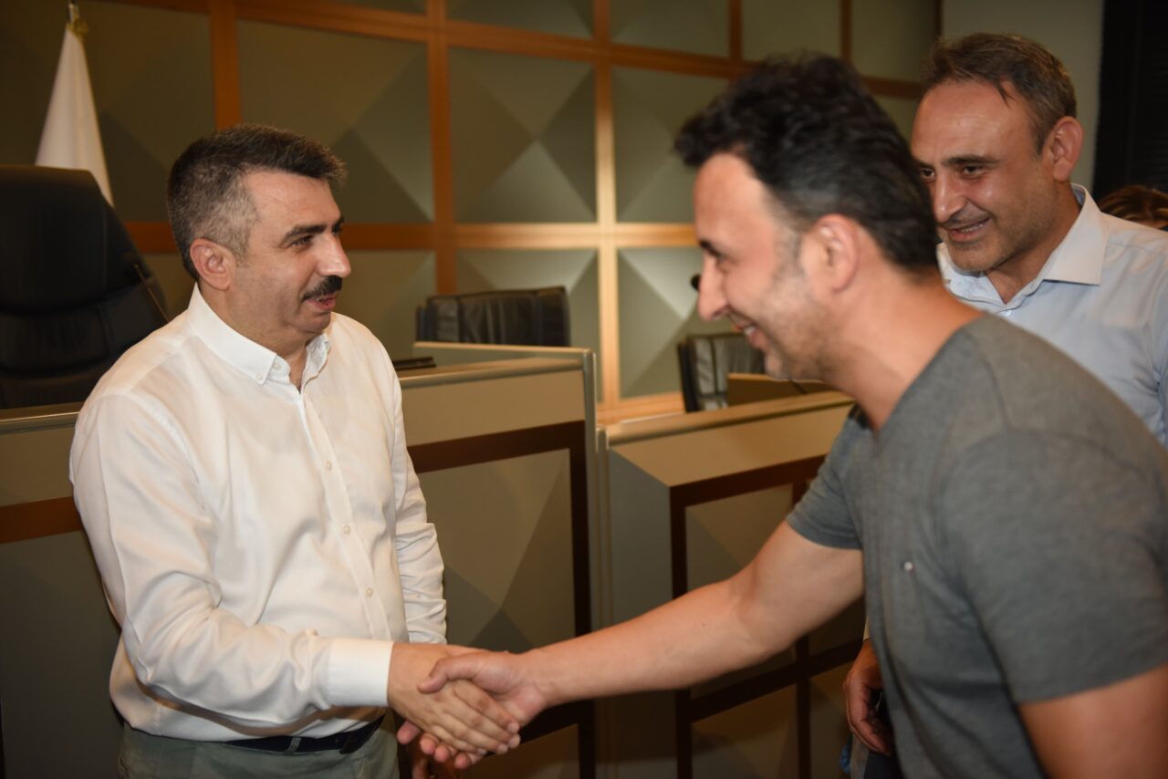 Yıldırım ailesi bayramlaştı