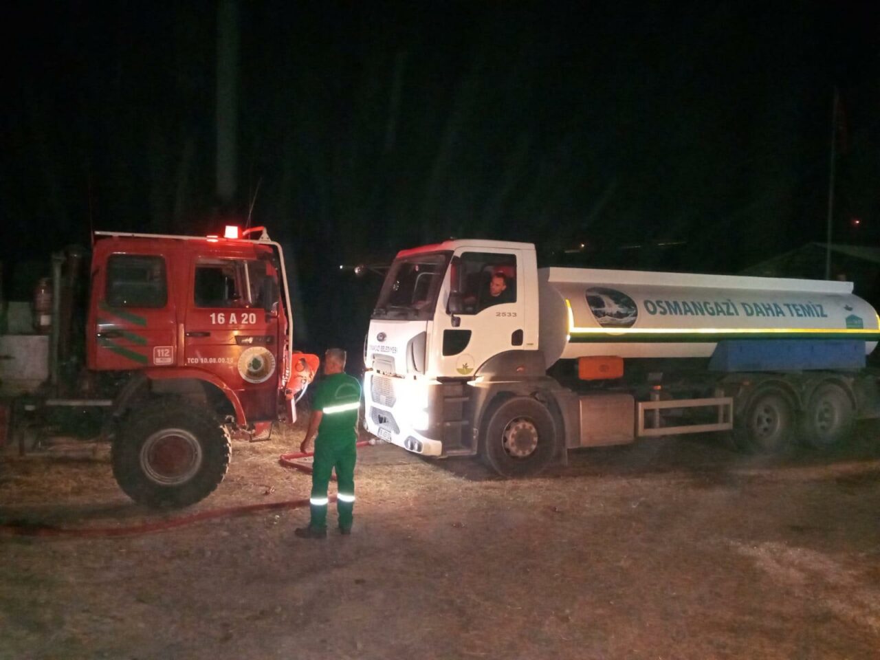 Osmangazi’den Büyükorhan’a yardım eli