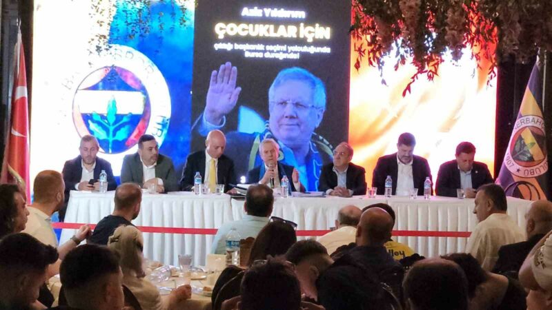Fenerbahçe Kulübü’nün yaklaşan kongresi öncesi Bursa’daki genel kurul üyeleriyle bir