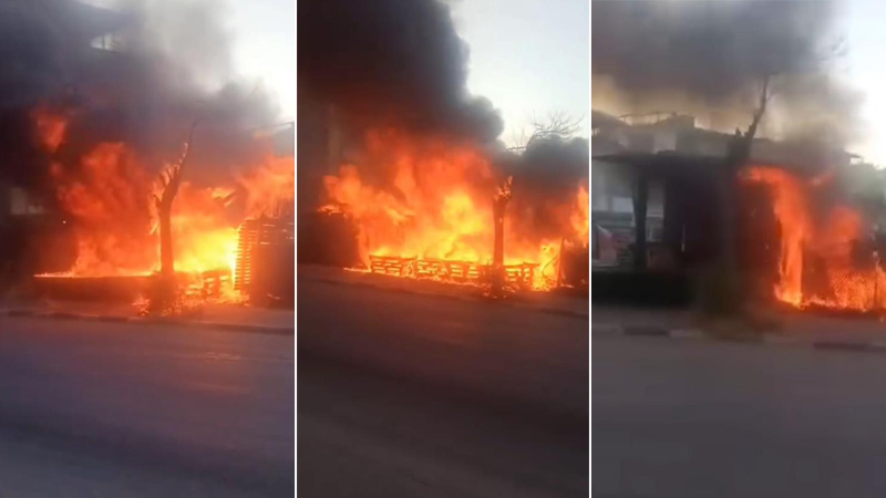 Bursa’da korkutan yangın